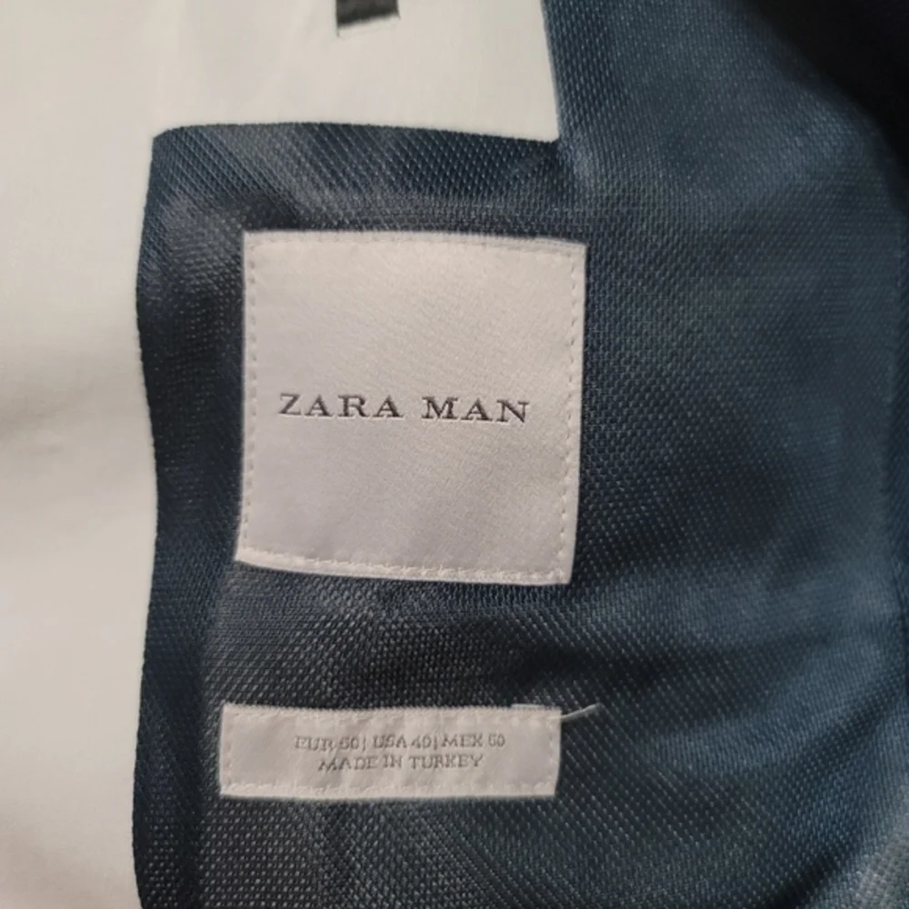 Zara Comfort Suit Cool Jacket Sz 40 Spring Summer Breathable Blazer‎ Lt. Grey.